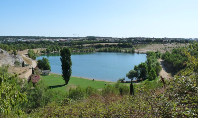 Le lac du Crès en 2009